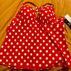 NWT Torrid bathing suit top with underwire support